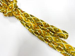 正絹　有職組紐　手組み帯締め